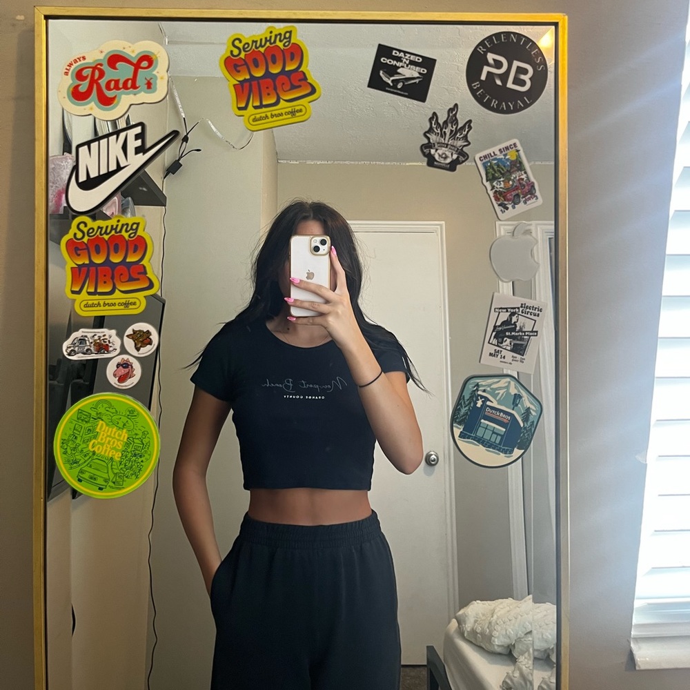 john galt navy blue tee shirt